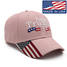 Load image into Gallery viewer, President Trump 2020 Pink USA Flag Hat
