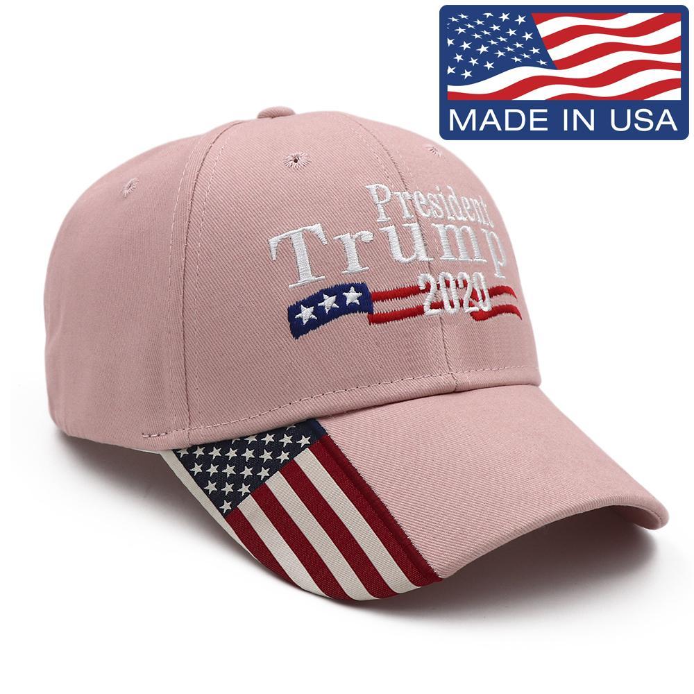 President Trump 2020 Pink USA Flag Hat