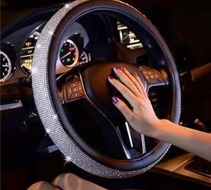 (40%OFF)SWAROVSKI CRYSTAL STEERING WHEEL COVER