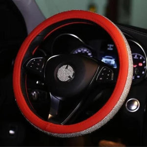 (40%OFF)SWAROVSKI CRYSTAL STEERING WHEEL COVER