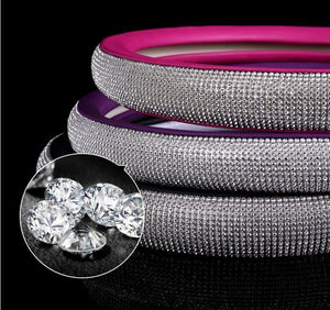 (40%OFF)SWAROVSKI CRYSTAL STEERING WHEEL COVER