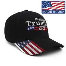 Load image into Gallery viewer, President Trump 2020 USA Flag Hat
