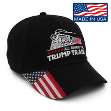 Load image into Gallery viewer, President Trump Train USA Flag Hat
