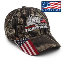 Load image into Gallery viewer, President Trump Train USA Flag Hat
